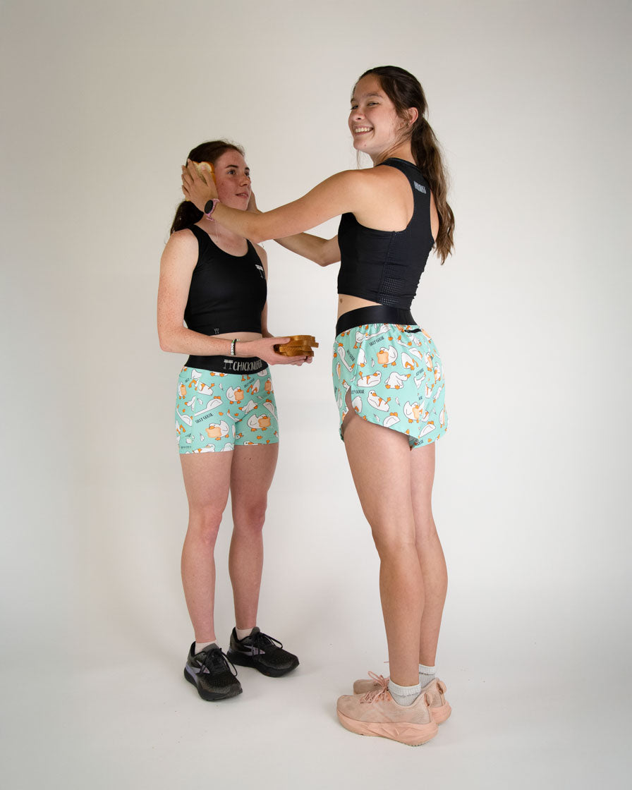 Women's Silly Goose 4" Split Shorts